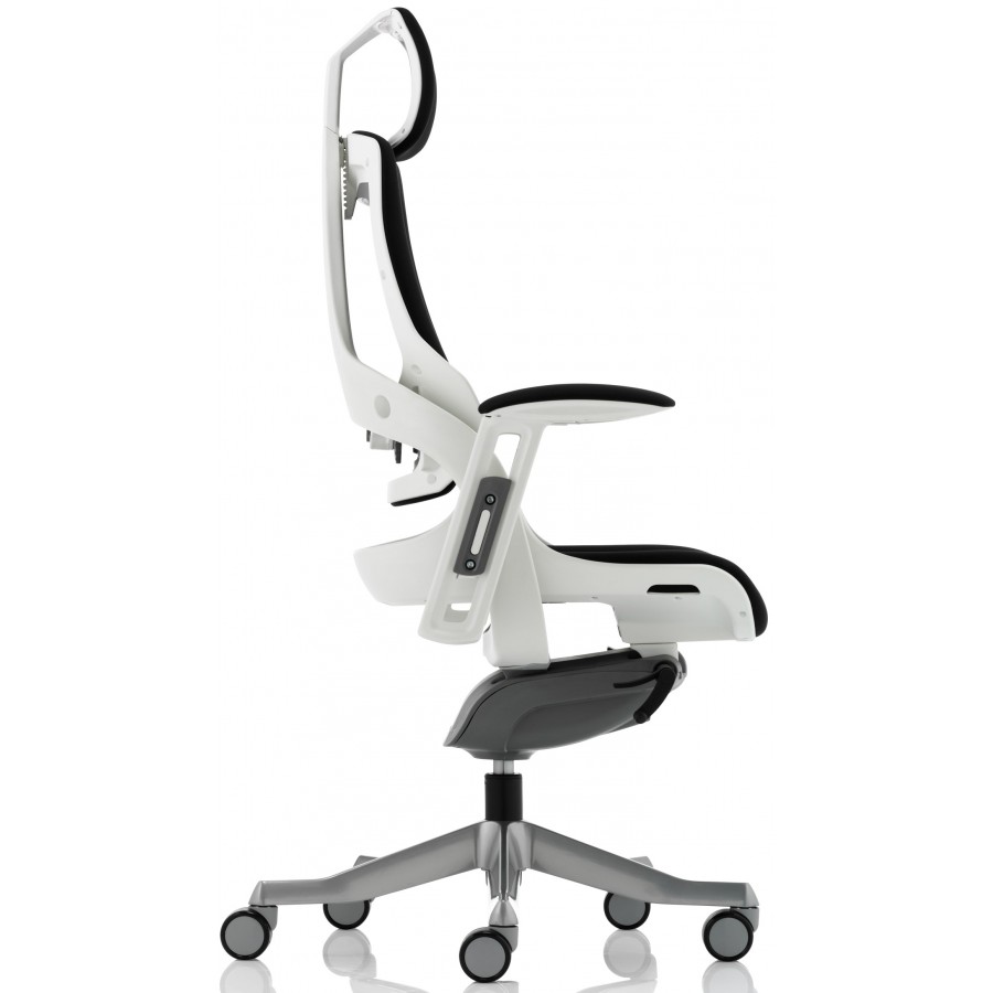 Zouch Black Fabric Ergonomic Office Chair